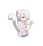 猫娘ビアンコさんのルーティンワーク2（個別スタンプ：4）