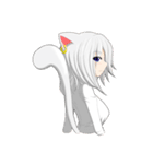 猫娘ビアンコさんのルーティンワーク2（個別スタンプ：8）
