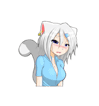 猫娘ビアンコさんのルーティンワーク2（個別スタンプ：11）