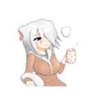 猫娘ビアンコさんのルーティンワーク2（個別スタンプ：14）