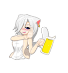 猫娘ビアンコさんのルーティンワーク2（個別スタンプ：15）