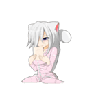 猫娘ビアンコさんのルーティンワーク2（個別スタンプ：19）