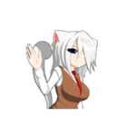 猫娘ビアンコさんのルーティンワーク2（個別スタンプ：27）