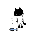 くろぶちネコら（個別スタンプ：16）