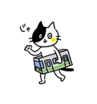 くろぶちネコら（個別スタンプ：17）