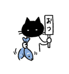 くろぶちネコら（個別スタンプ：18）