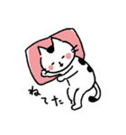 くろぶちネコら（個別スタンプ：19）