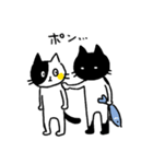 くろぶちネコら（個別スタンプ：26）