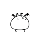 大福天使ちゃんと大福悪魔ちゃん（個別スタンプ：3）