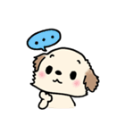 ふわふわかわいい子犬の日常スタンプ♪（個別スタンプ：10）
