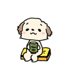 ふわふわかわいい子犬の日常スタンプ♪（個別スタンプ：14）
