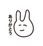 画伯のやさしいうさぎ（個別スタンプ：21）