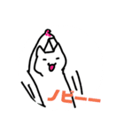 丸窓の白猫（個別スタンプ：4）