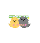 ぷりん＆くぅ（個別スタンプ：3）