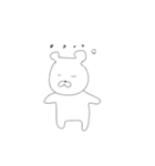 変なくまくん。（個別スタンプ：1）