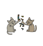 ウサギのしらたまのすけと仲間たち（個別スタンプ：21）