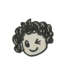 くるくるまこちゃん（個別スタンプ：4）