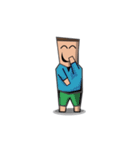 シンプルボーイ（個別スタンプ：5）