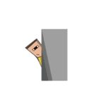 シンプルボーイ（個別スタンプ：17）