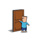 シンプルボーイ（個別スタンプ：18）