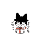 猫耳ハットのジロウくん(日常会話)（個別スタンプ：22）