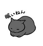 にゃんこステッカー（黒猫）（個別スタンプ：3）