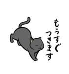 にゃんこステッカー（黒猫）（個別スタンプ：26）