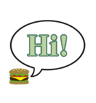 I love hamburger！（個別スタンプ：12）