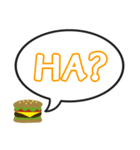 I love hamburger！（個別スタンプ：16）