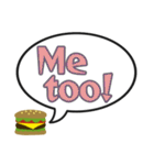 I love hamburger！（個別スタンプ：31）