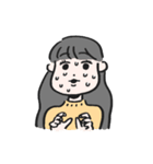 女の子とトリさん（個別スタンプ：5）