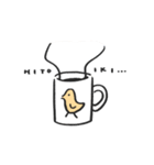 女の子とトリさん（個別スタンプ：9）