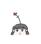女の子とトリさん（個別スタンプ：15）
