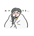 女の子とトリさん（個別スタンプ：18）