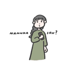 女の子とトリさん（個別スタンプ：19）