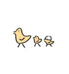 女の子とトリさん（個別スタンプ：29）
