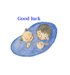 ねこちゃんの水彩画スタンプ2（個別スタンプ：8）