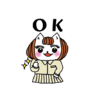 お姉さんねこ（個別スタンプ：2）