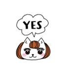 お姉さんねこ（個別スタンプ：22）