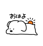 ほぼしろいいぬ（個別スタンプ：1）