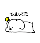 ほぼしろいいぬ（個別スタンプ：16）