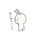 うさぎと（個別スタンプ：3）