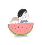 兄弟スタンプ/夏ver.（個別スタンプ：8）