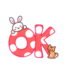 ゆかいな動物たちの毎日スタンプ（個別スタンプ：5）