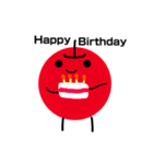 りんごの日常と行事 誕生日 クリスマス（個別スタンプ：36）