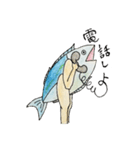 活きが良い魚（個別スタンプ：22）
