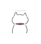 朗らかなねこ（個別スタンプ：25）