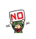 赤ちゃんの兵隊さんスタンプ（個別スタンプ：6）