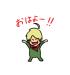 赤ちゃんの兵隊さんスタンプ（個別スタンプ：7）