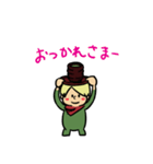 赤ちゃんの兵隊さんスタンプ（個別スタンプ：9）